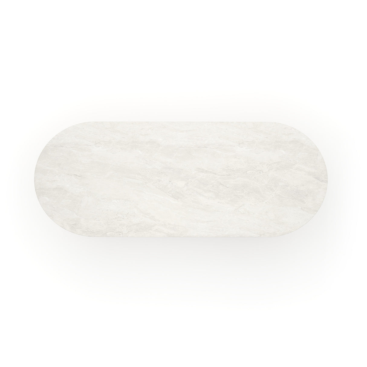 Rhythm Oval Travertine Dining Table 112 Inch | Caracole Classic