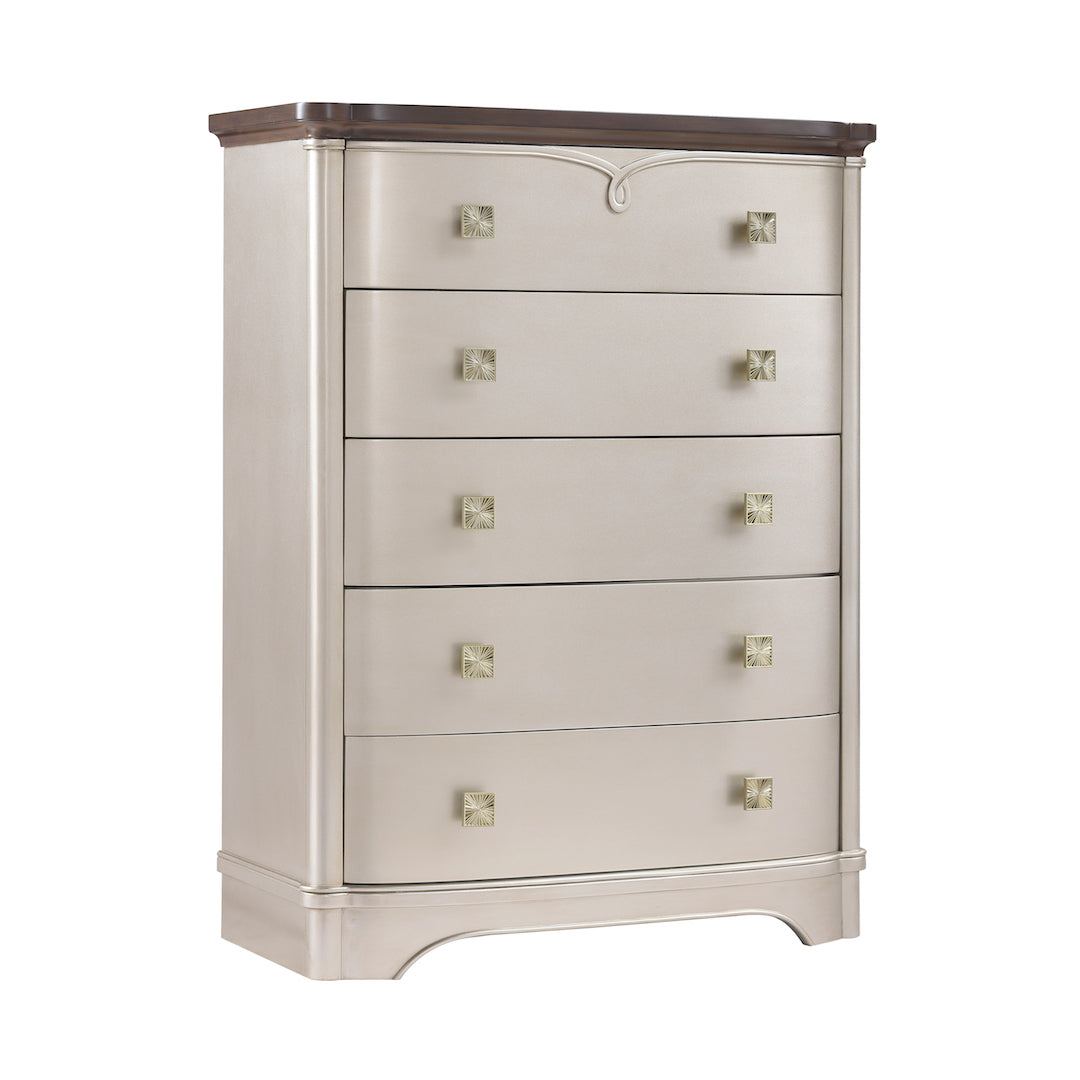 Rose Chest by Cosmos Furniture in champagne finish