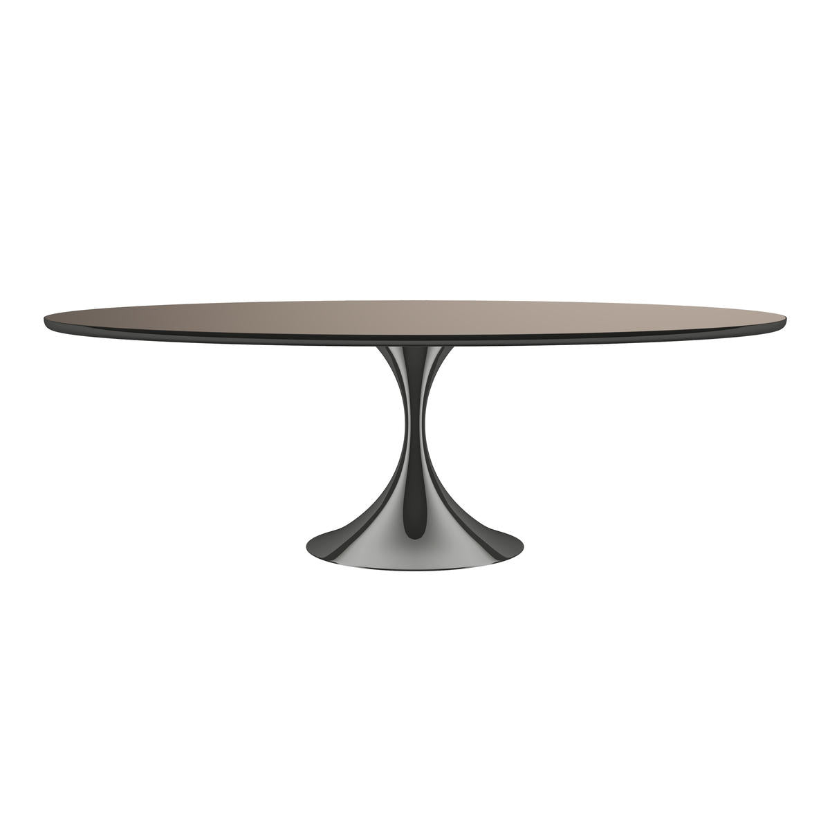 Semper Oval Dining Table | 72" & 96" | Deep Bronze | Caracole Classic Collection - sold by Home Elegance USA