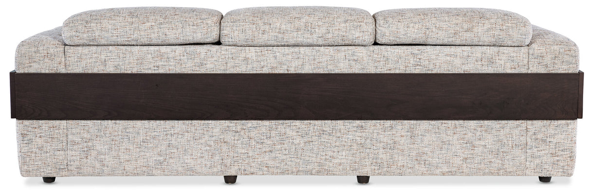 Atlas Power Sofa with Power Headrest by Hooker Furniture in Odyssey Frost Fabric