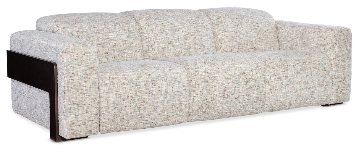 Atlas Power Sofa with Power Headrest by Hooker Furniture in Odyssey Frost Fabric