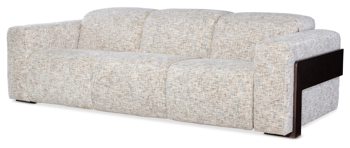 Atlas Power Sofa with Power Headrest by Hooker Furniture in Odyssey Frost Fabric