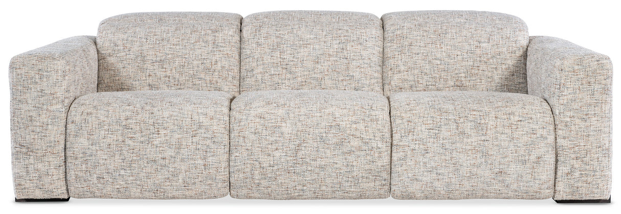 Atlas Power Sofa with Power Headrest by Hooker Furniture in Odyssey Frost Fabric