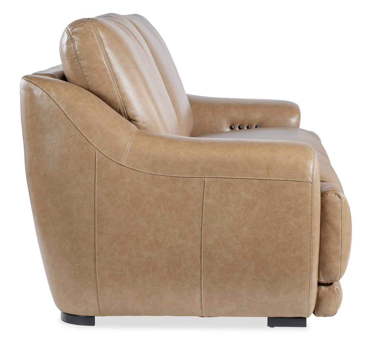 Wayward Power Sofa with Power Headrest by Hooker Furniture in Latte Leather