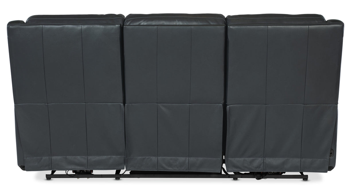 Nelson Zero Gravity Power Reclining Sofa by Hooker Furniture | Power Headrest, and Lumbar Support