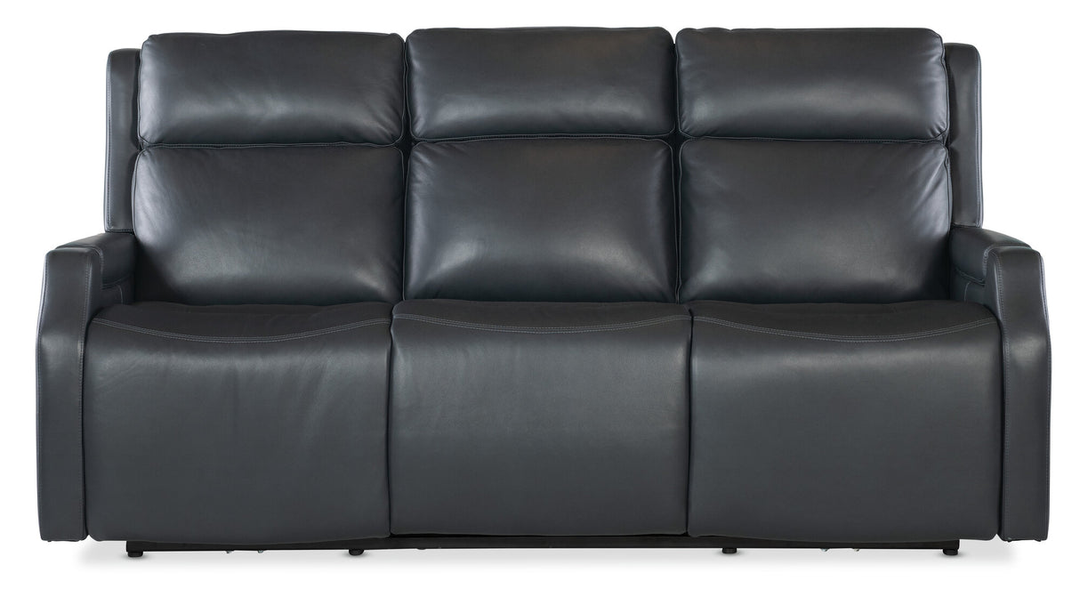 Nelson Zero Gravity Power Reclining Sofa by Hooker Furniture | Power Headrest, and Lumbar Support