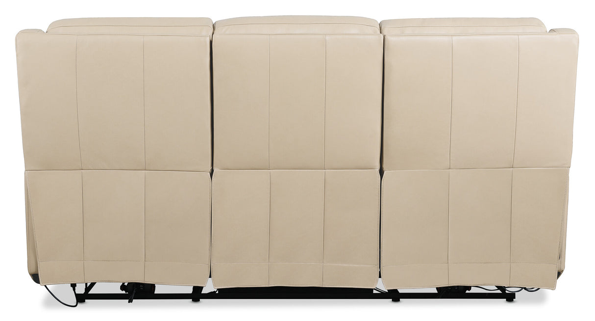 Nelson Zero Gravity Power Reclining Sofa by Hooker Furniture | Power Headrest, and Lumbar Support