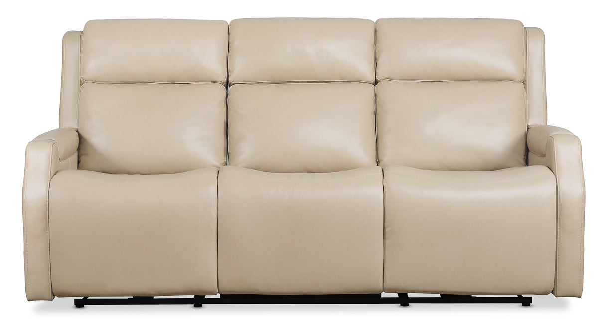 Nelson Zero Gravity Power Reclining Sofa by Hooker Furniture | Power Headrest, and Lumbar Support