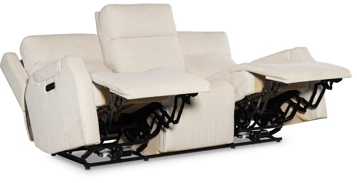 Nelson Zero Gravity Power Reclining Sofa by Hooker Furniture | Power Headrest, and Lumbar Support