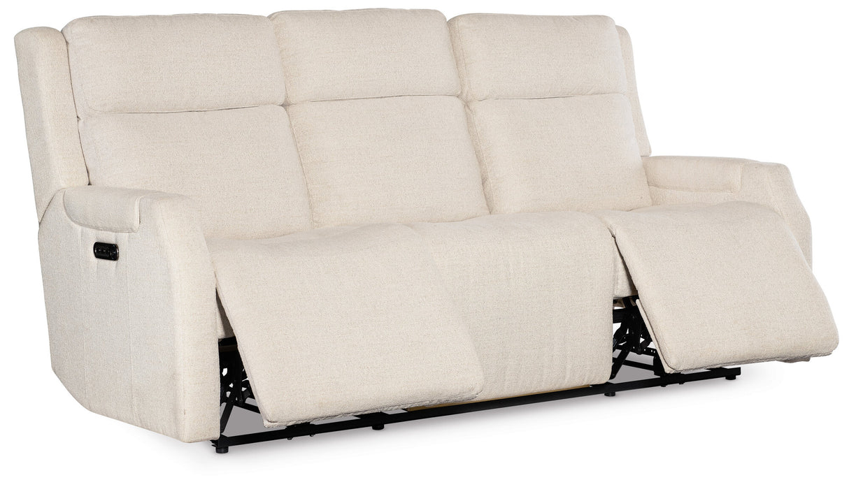 Nelson Zero Gravity Power Reclining Sofa by Hooker Furniture | Power Headrest, and Lumbar Support