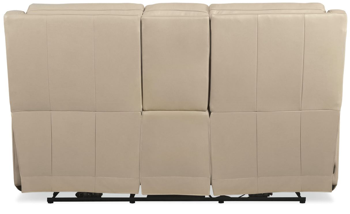 Nelson Zero Gravity Power Reclining Loveseat with Power Headrest, & Lumbar Support | 2 Color Finishes (Salvo Beige, Salvo Denim)