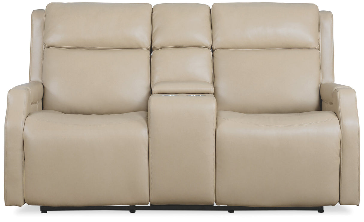 Nelson Zero Gravity Power Reclining Loveseat with Power Headrest, & Lumbar Support | 2 Color Finishes (Salvo Beige, Salvo Denim)