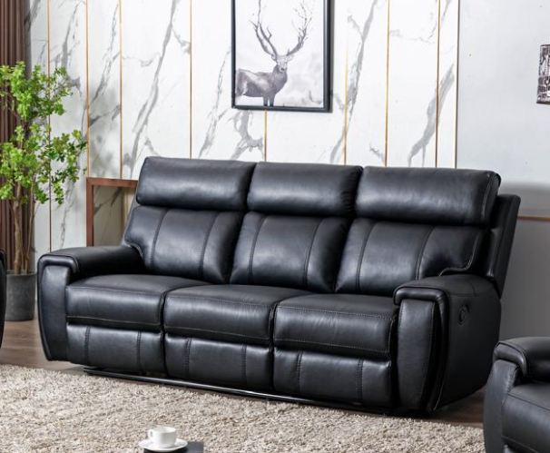 Safari P2 power sofa (85×38×41), Features dual power recline, and modern design.