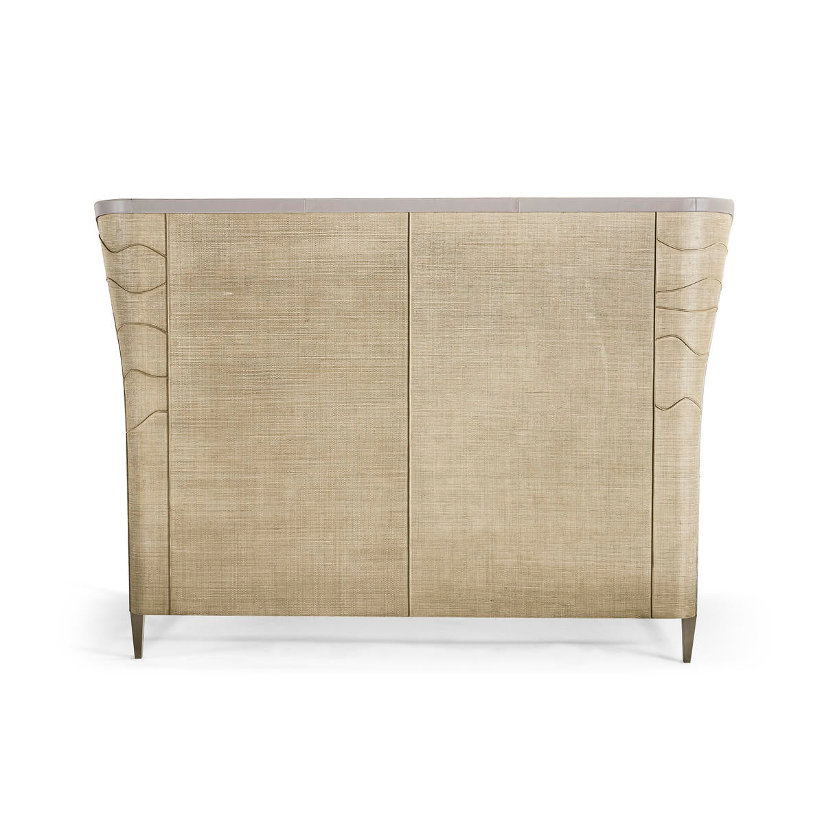 Seiche Woven Wing Wave King Bed | Jonathan Charles Fine Furniture