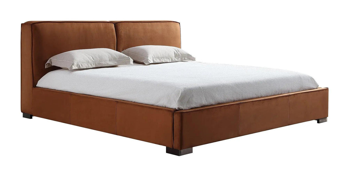 Serene Upholstered Bed In Chestnut | J&M Furniture