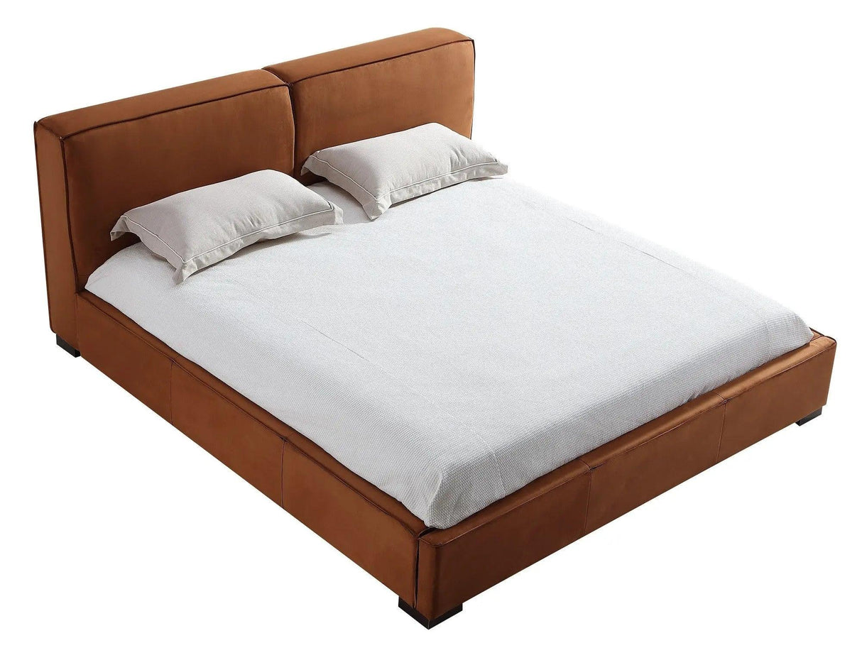 Serene Upholstered Bed In Chestnut | J&M Furniture