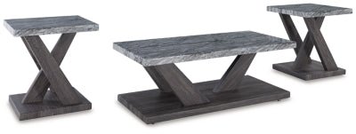 Ashley Brown/Gray Bensonale Occasional Table Set (Set of 3) | Home Elegance USA