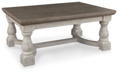 Ashley Gray/White Havalance Rectangular Cocktail Table | Home Elegance USA