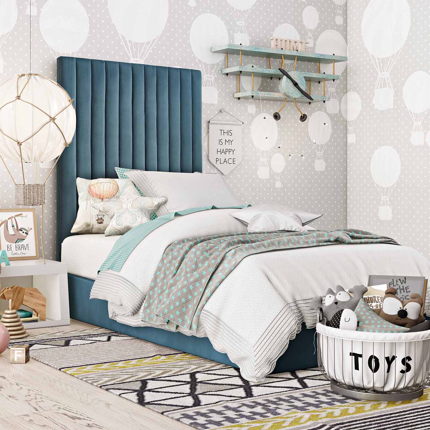 Arabelle Velvet Bed | TOV | Home Elegance USA