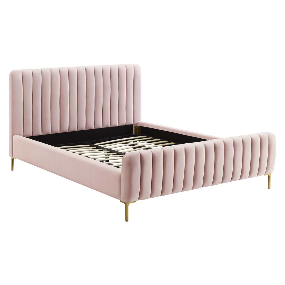Angela Velvet Bed | TOV | Home Elegance USA