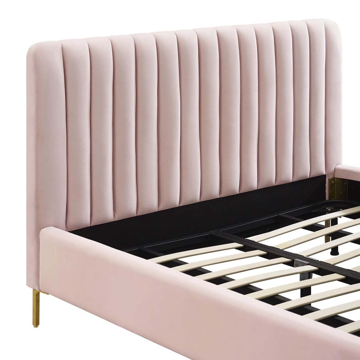 Angela Velvet Bed | TOV | Home Elegance USA