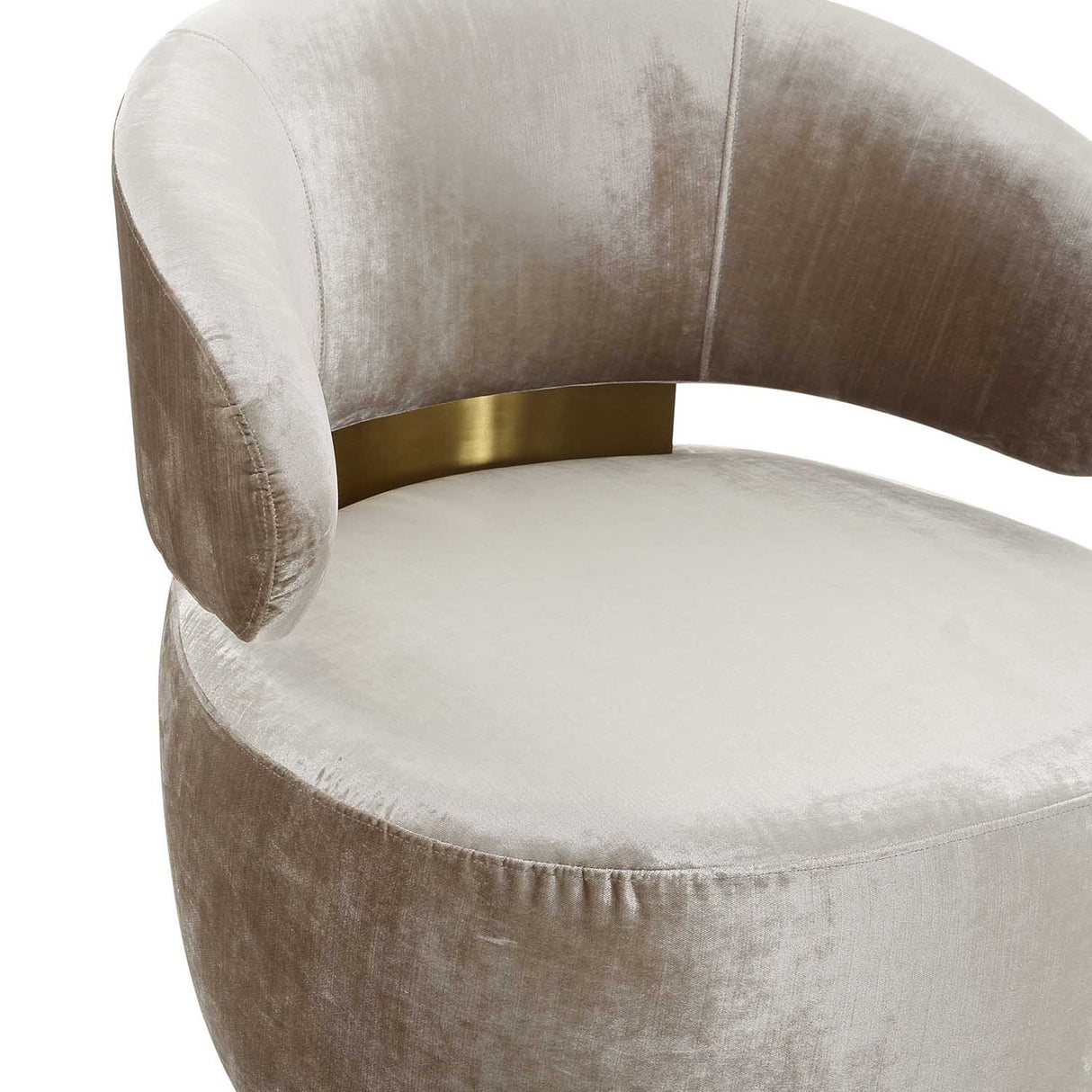 Austin Velvet Swivel Chair | TOV | Home Elegance USA