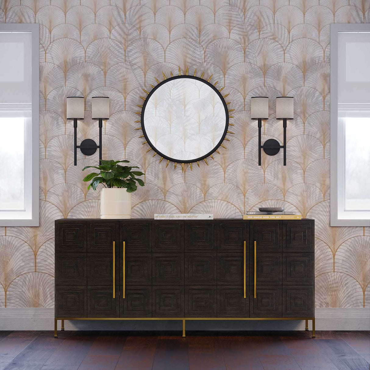 Alon Espresso Media Console | TOV | Home Elegance USA