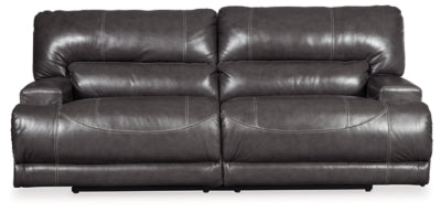 Ashley Gray McCaskill 2 Seat Reclining Sofa - Leather