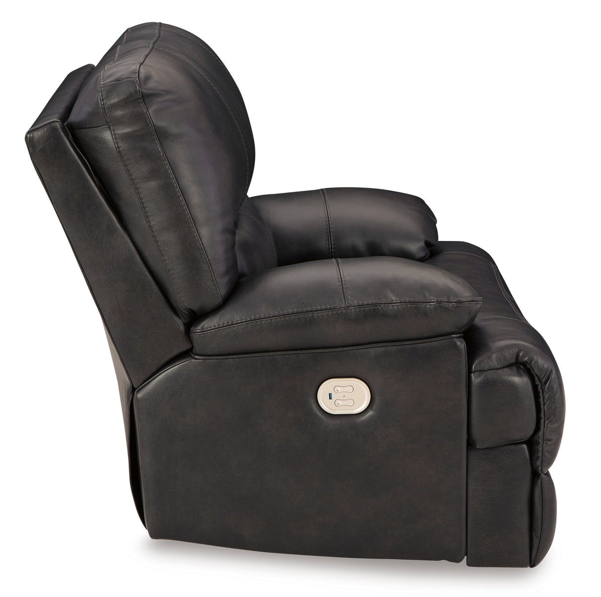Ashley Eclipse Mountainous PWR Recliner/ADJ Headrest - Leather | Home Elegance USA