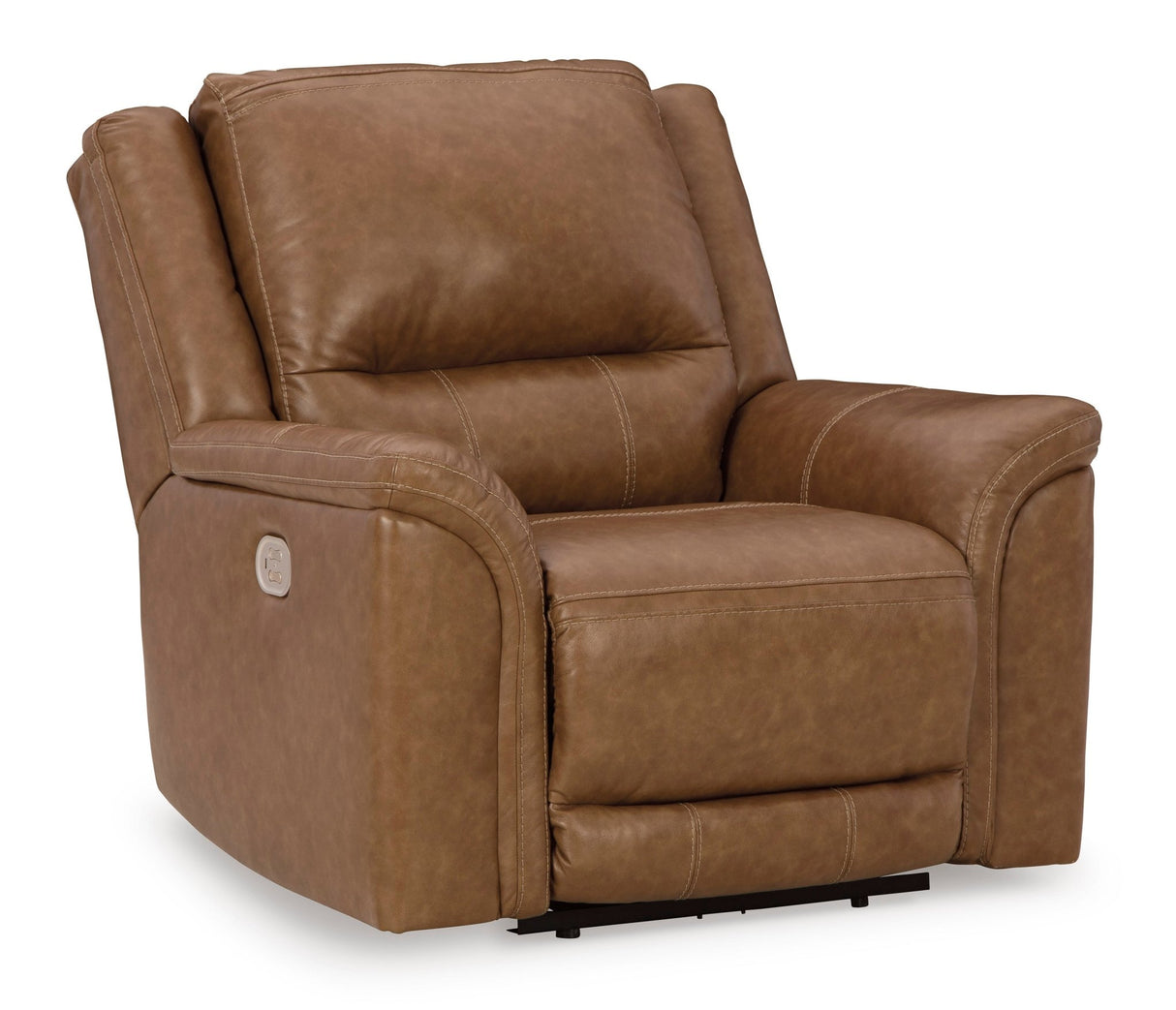 Ashley Caramel Trasimeno PWR Recliner/ADJ Headrest - Leather | Home Elegance USA