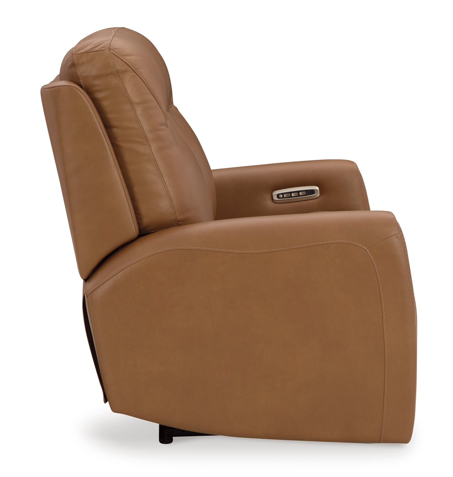 Ashley Butterscotch Tryanny PWR REC Loveseat/ADJ Headrest - Leather - Home Elegance USA