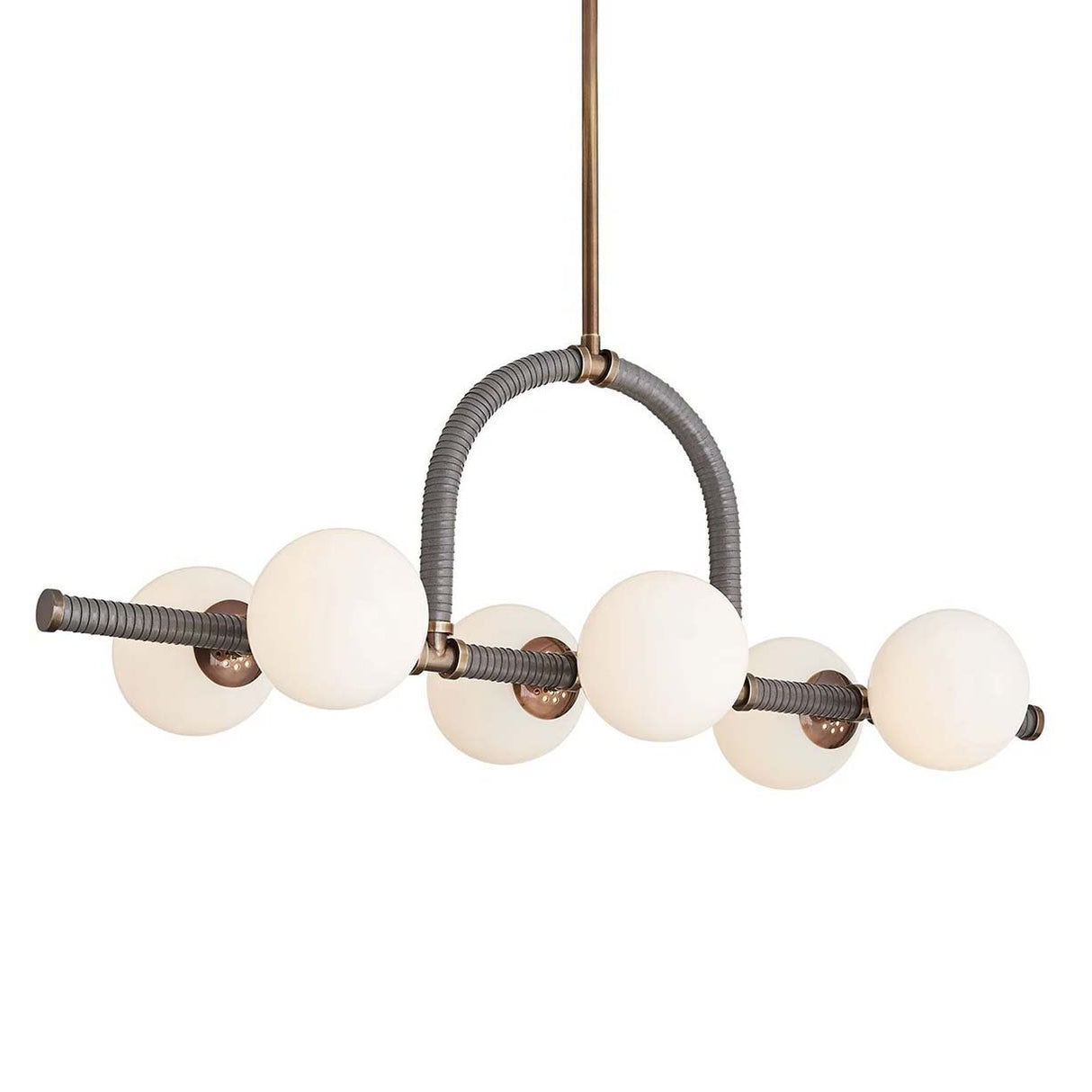 Arteriors Harrison Graphite Linear Chandelier | Arteriors | Home Elegance USA