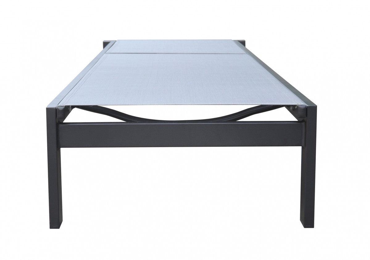 Vig Furniture - Renava Kayak - Modern Charcoal Outdoor Chaise Lounge - Vggeagean-Gry - Home Elegance USA