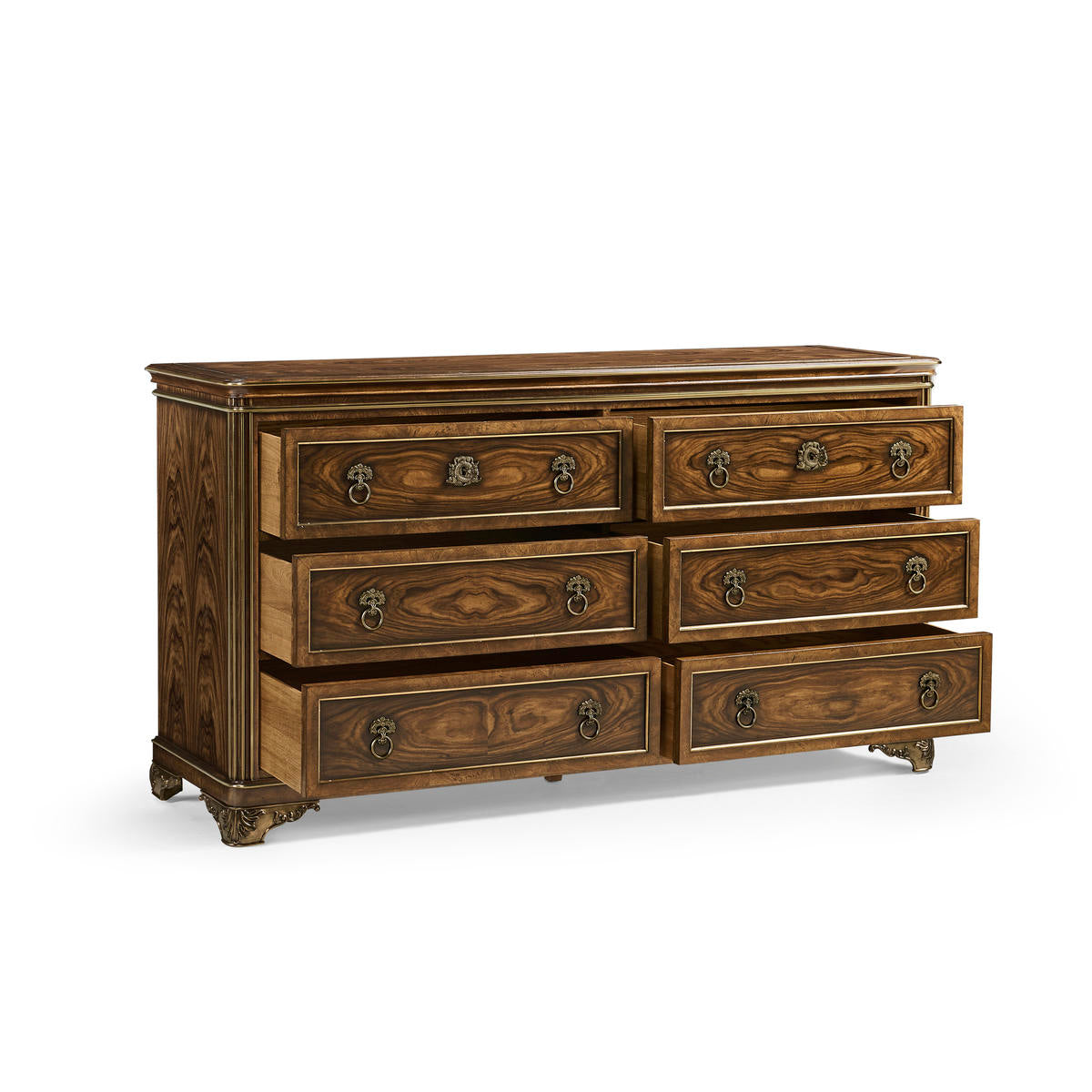 Viceroy Dresser 66" Santos Traditional Luxury Brown | Jonathan Charles Fine Furniture