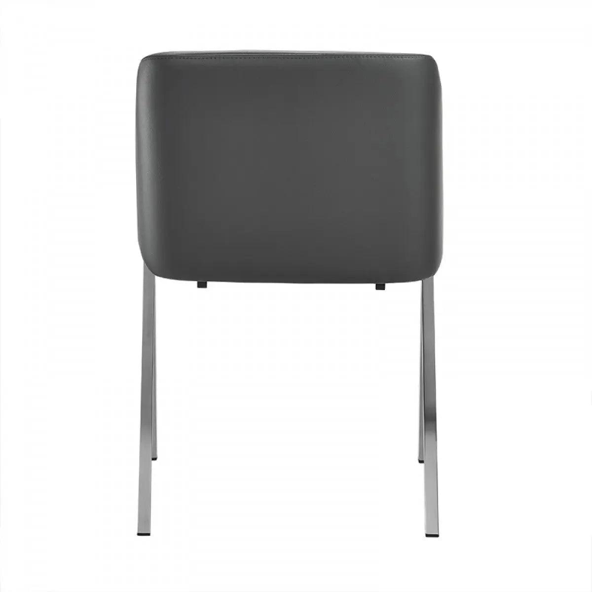 Darcy Modern Grey Leatherette Dining Chair (Set Of 2) Vgewf3202Bb - Gry | Home Elegance USA