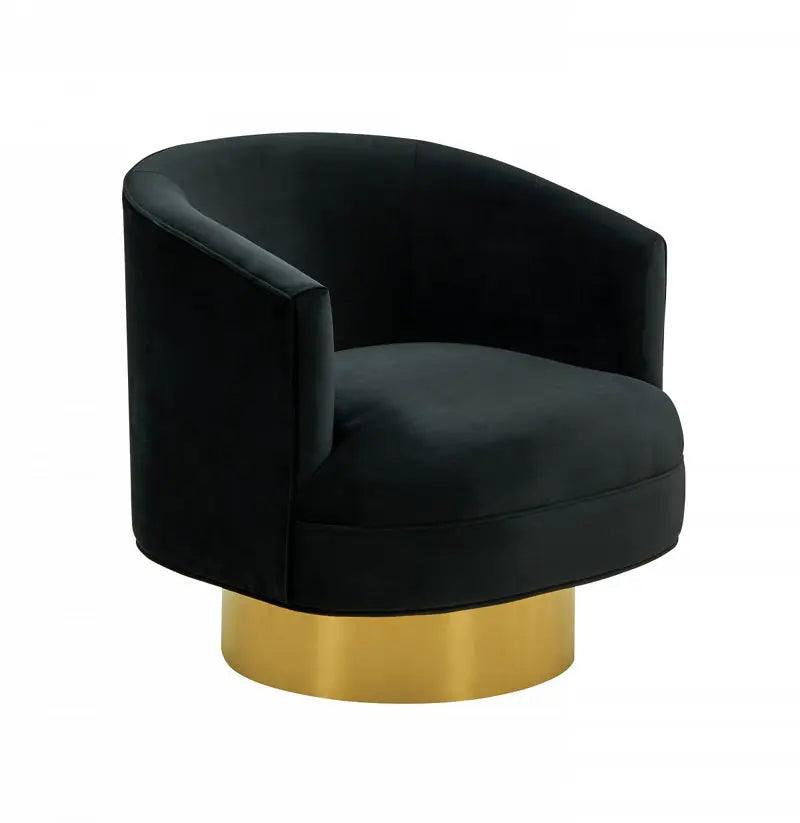 Divani Casa Basalt Modern Black Fabric Accent Chair Vgrh - Rhs - Ac - 222 | Home Elegance USA