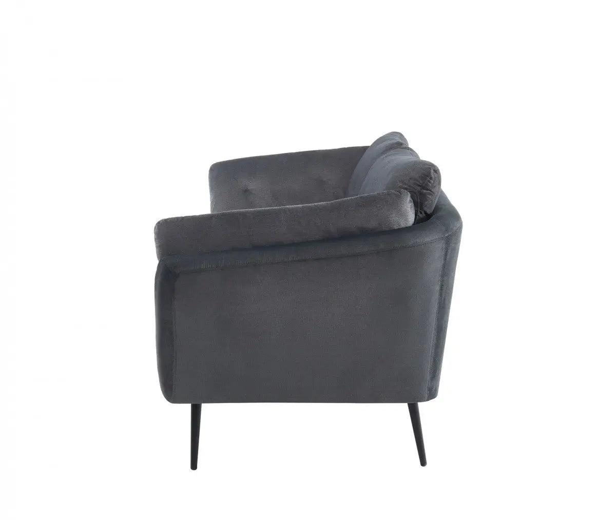 Divani Casa Cody Modern Dark Grey Fabric Sofa Vghcjym2013 - Dkgry | Home Elegance USA