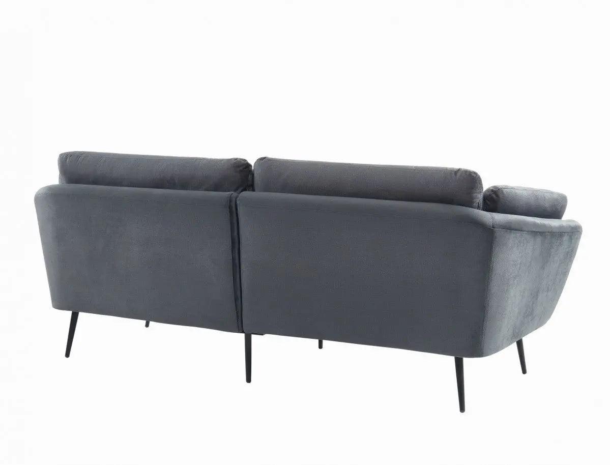 Divani Casa Cody Modern Dark Grey Fabric Sofa Vghcjym2013 - Dkgry | Home Elegance USA