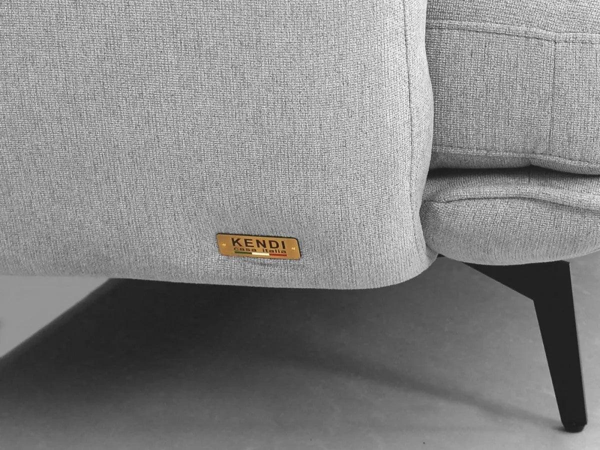 Divani Casa Dolly Modern Light Grey Fabric Sofa Vgknk8558 - Lgry - S | Home Elegance USA