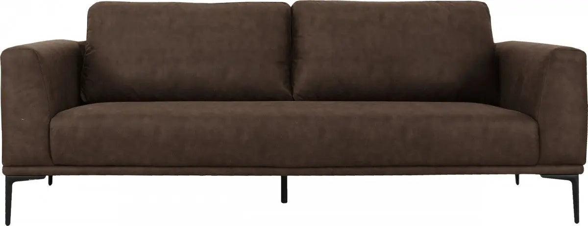 Divani Casa Jada Modern Brown Fabric Sofa Vgknk8578 - Brn - S | Home Elegance USA