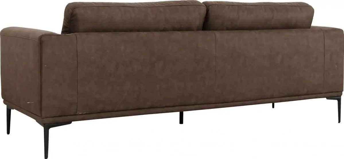 Divani Casa Jada Modern Brown Fabric Sofa Vgknk8578 - Brn - S | Home Elegance USA