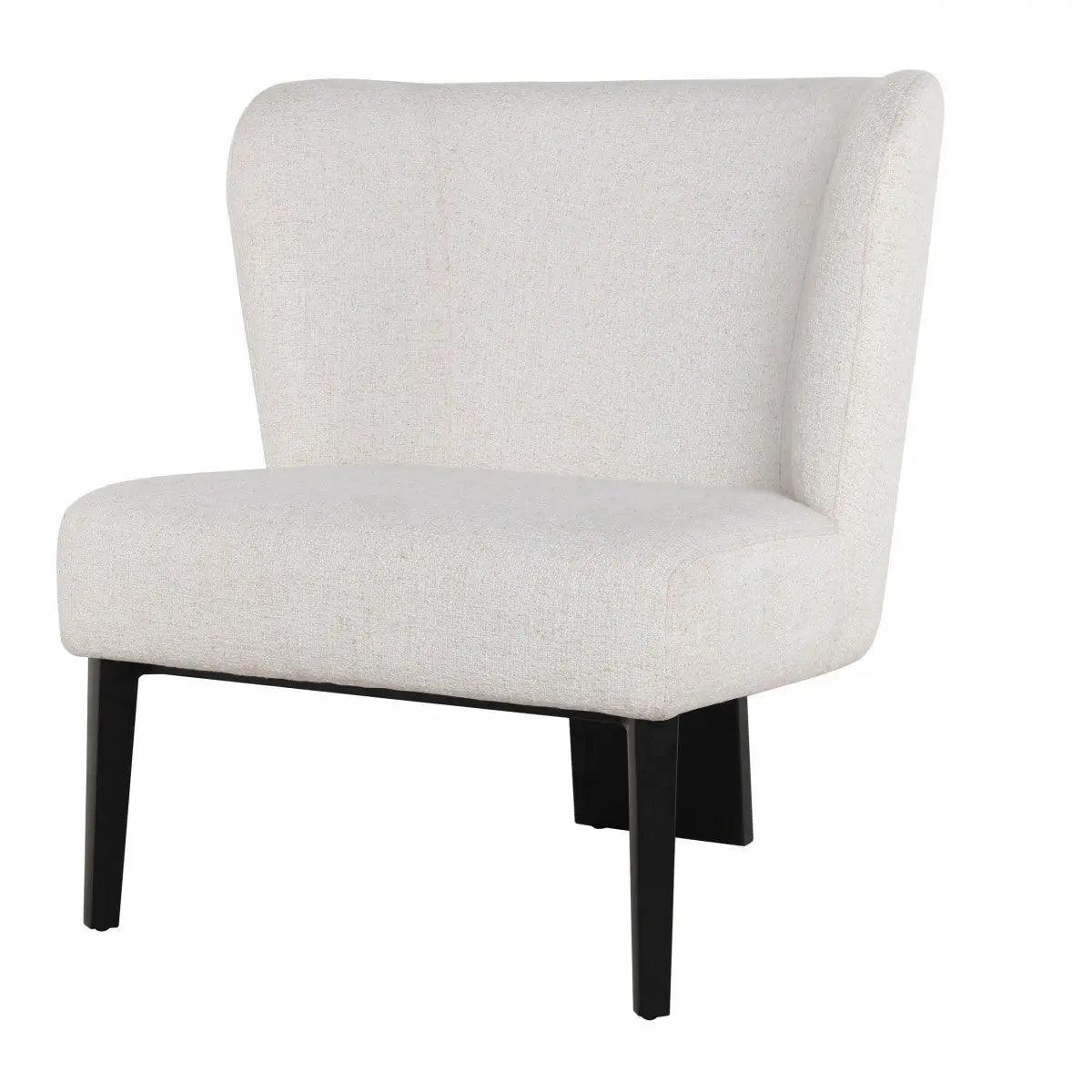 Divani Casa Ladean Modern White Accent Chair Vgeugd8767Blk - Wht - Ch | Home Elegance USA