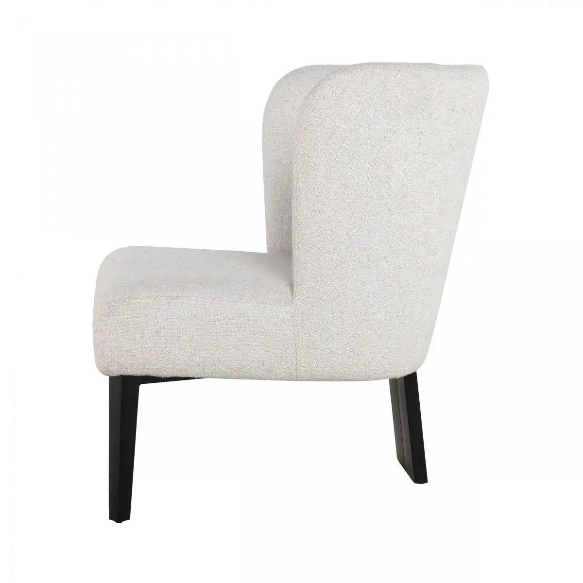 Divani Casa Ladean Modern White Accent Chair Vgeugd8767Blk - Wht - Ch | Home Elegance USA
