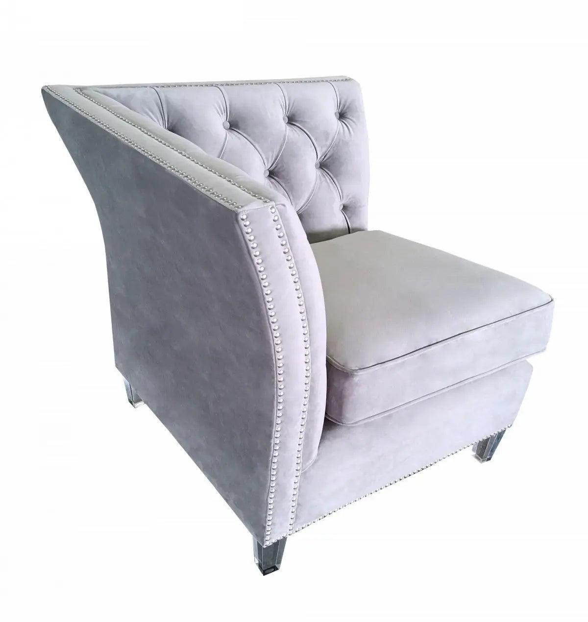 Divani Casa Ladue Transitional Corner Seater Vghk - F9033 - 70 - 80 | Home Elegance USA
