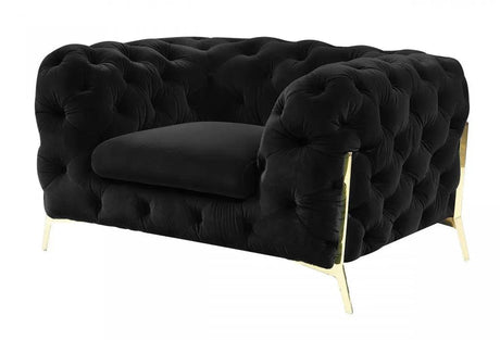 Divani Casa Sheila Transitional Black Fabric Chair Vgca1346 - Blk - Ch | Home Elegance USA