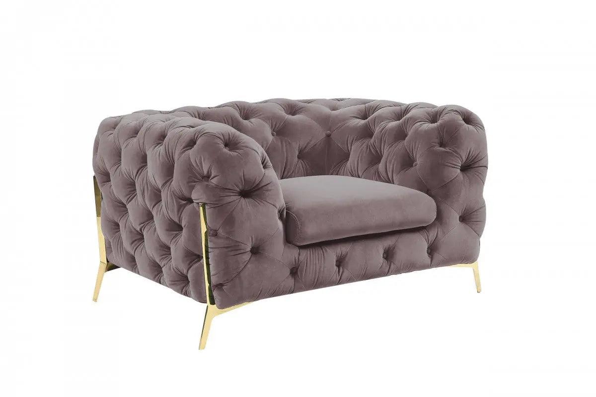 Divani Casa Sheila Transitional Silver Fabric Chair Vgca1346 - Sil - Ch | Home Elegance USA