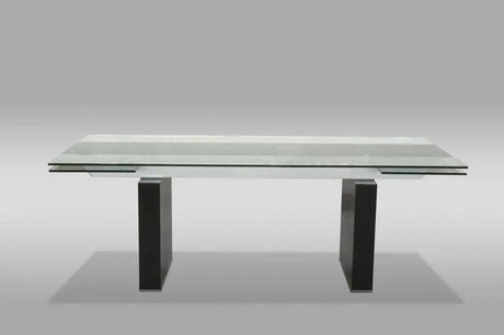 Vig Furniture - Lisbon Extendable Dining Table - Vggu-328L-B
