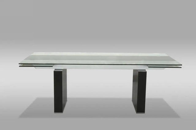 Vig Furniture - Lisbon Extendable Dining Table - Vggu-328L-B