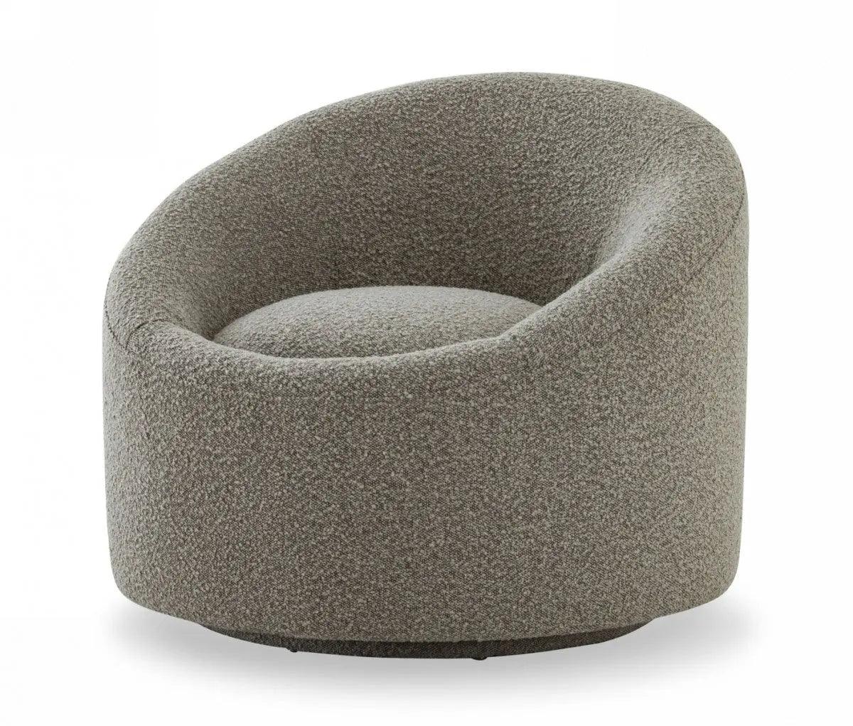 Vig Furniture - Modrest Frontier - Glam Grey Fabric Accent Chair - Vgodzw-993