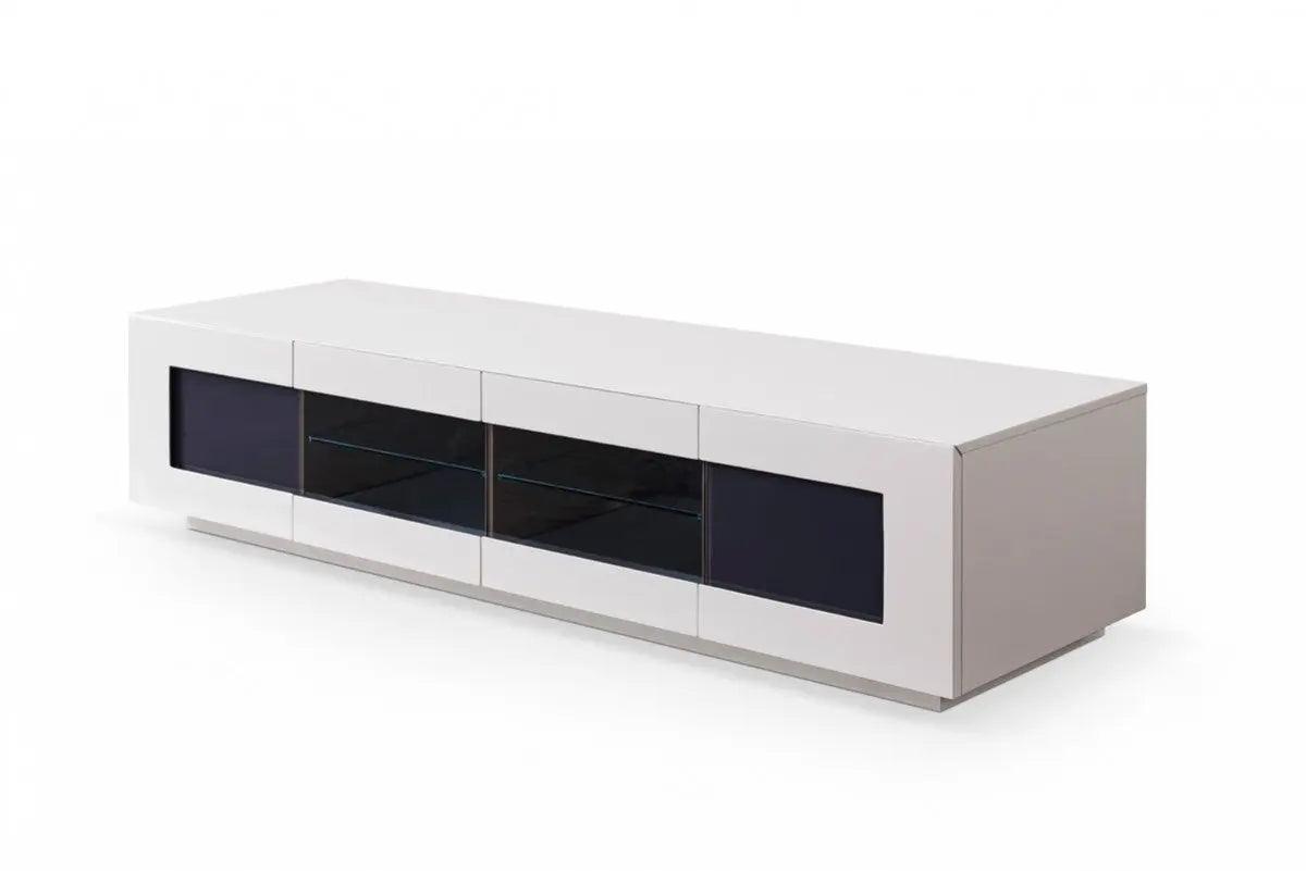 Vig Furniture - Modrest Frost Modern Small Grey Tv Unit - Vgwctv004Sm-Gry
